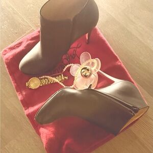 Christian Louboutin Black Heeled Boots